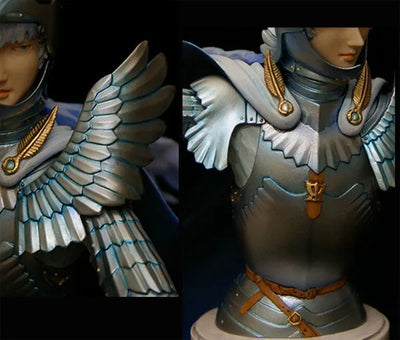 Berserk - Griffith - 1/6 - Blue Mantle (Art of War)ㅤ – Art of War – ActionFigureBrasil — ângulo diferente
