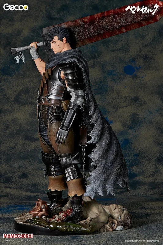 Berserk - Guts 1/6 Scale Statue Lost Children Arc Black Swordsman Ver.ㅤ – Gecco – ActionFigureBrasil