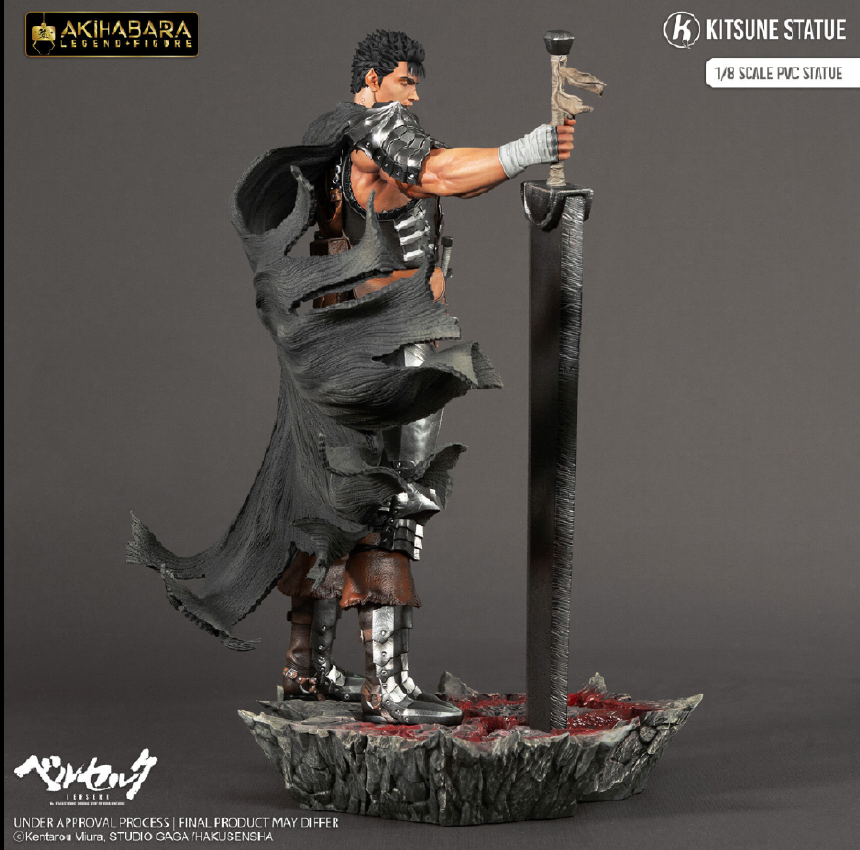 Berserk - Guts - Akihabara Legend Figure - 1/8 (Chibi Akihabara, Kitsune Statue)ㅤ – Chibi Akihabara,Kitsune Statue – ActionFigureBrasil