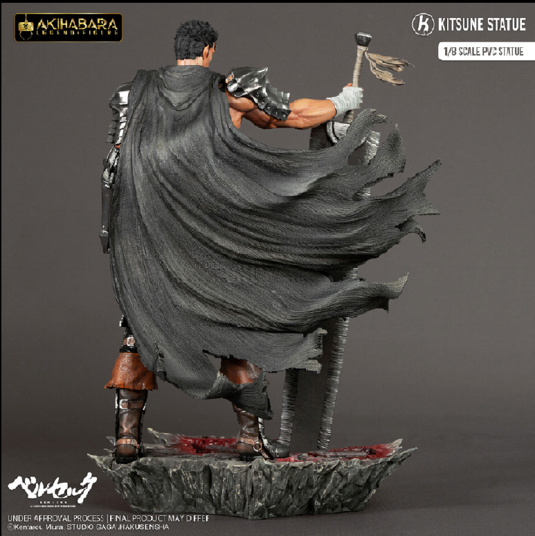 Berserk - Guts - Akihabara Legend Figure - 1/8 (Chibi Akihabara, Kitsune Statue)ㅤ – Chibi Akihabara,Kitsune Statue – ActionFigureBrasil