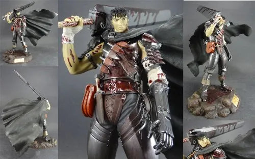 Berserk - Guts - Black Swordsman PVC/ Limited Splashing Blood Version (Art of War)ㅤ – Art of War – ActionFigureBrasil