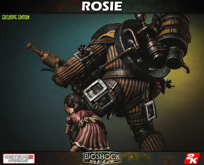 Big Daddy - Rosie (Exclusive) - LIMITED EDITION: 1000 (Exclusive) – Gaming Heads – ActionFigure Brasil — com base expositora