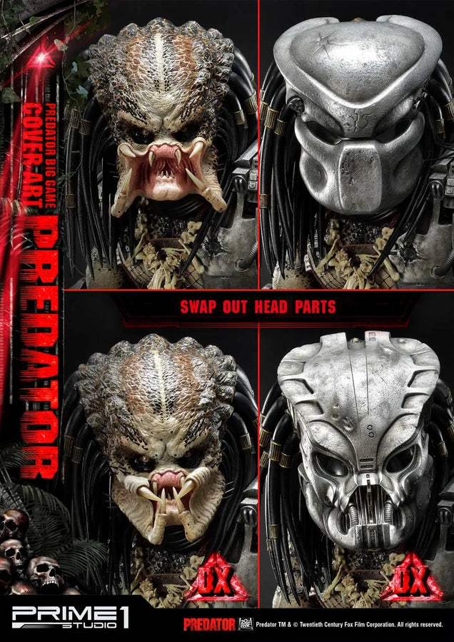 Big Game Cover Art Predator (Deluxe Version) Predator (Comics) – Prime1Studio – ActionFigure Brasil