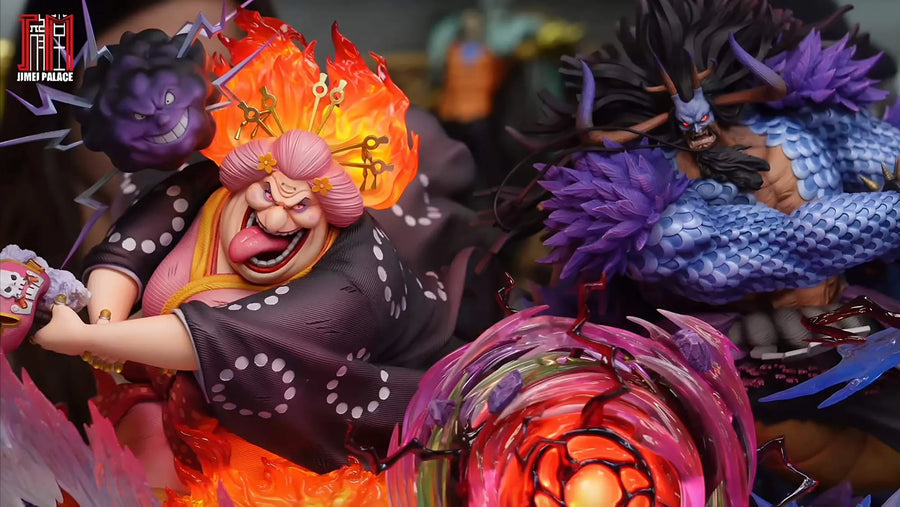 Big Mom & Kaido with Hakai - LIMITED EDITION: TBD – Jimei Palace – ActionFigure Brasil