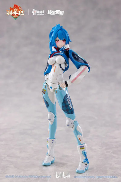 Bilibili - 22 Niang - Speed Slipstream - 1/12 - Bainianji Ver. (AniMester, Nuclear Gold Reconstruction)ㅤ – AniMester – ActionFigureBrasil — ângulo diferente