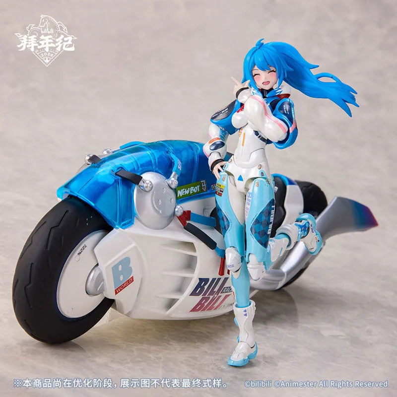 Bilibili - 22 Niang - Speed Slipstream - 1/12 - Bainianji Ver. - With Bike (AniMester, Nuclear Gold Reconstruction)ㅤ – AniMester – ActionFigureBrasil