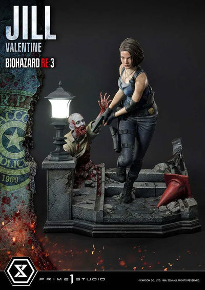 Biohazard Re:3 - Jill Valentine - Cerberus - Zombie - Ultimate Premium Masterline UPMRE3-01 - 1/4 - DX Version (Prime 1 Studio)ㅤ – Prime 1 Studio – ActionFigureBrasil — ângulo diferente