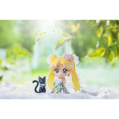 Bishoujo Senshi Sailor Moon - Artemis - Chiba Mamoru - Luna - Tsukino Usagi - Petit Chara Happy Wedding - Petit! Chara Seriesㅤ – MegaHouse – ActionFigureBrasil — acessórios