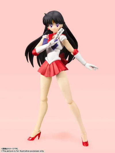 Bishoujo Senshi Sailor Moon - Sailor Mars - S.H.Figuarts - Animation Color Edition (Bandai Spirits)ㅤ – Bandai Spirits – ActionFigureBrasil — ângulo diferente