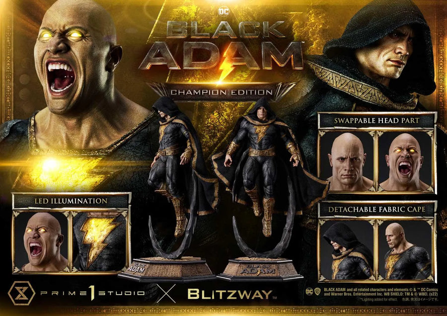 Black Adam (Champion Edition) Black Adam – Prime1Studio – ActionFigure Brasil
