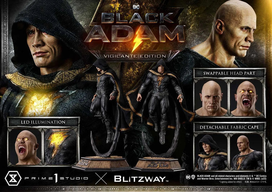 Black Adam (Vigilante Edition) Black Adam – Prime1Studio – ActionFigure Brasil