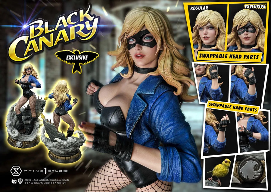 Black Canary (Exclusive Bonus Version) DC Comics – Prime1Studio – ActionFigure Brasil