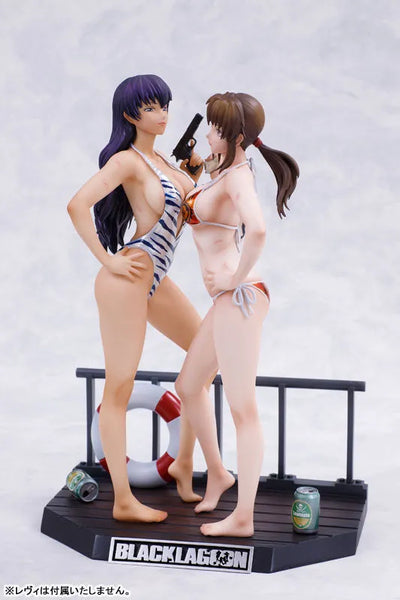 Black Lagoon - Roberta - 1/6 - Swimsuit ver. (New Line)ㅤ – New Line As Manufacturer – ActionFigureBrasil — ângulo diferente
