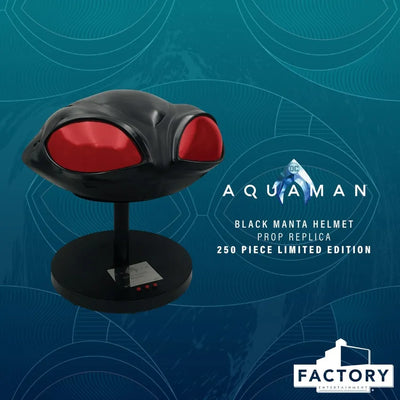 Black Manta Helmet - LIMITED EDITION: 250 – Factory Entertainment – ActionFigure Brasil