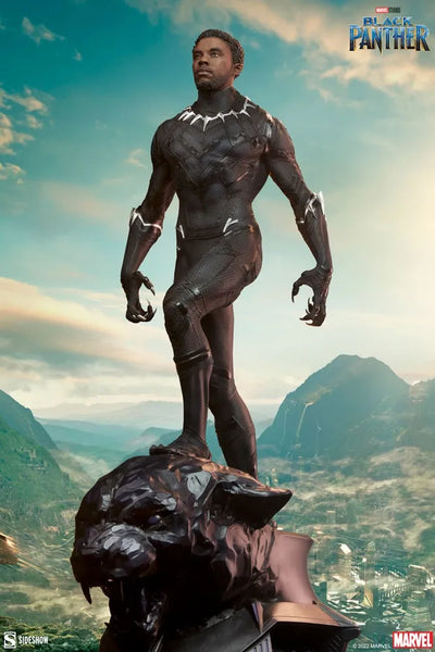 Black Panther - LIMITED EDITION: 2500 – Sideshow Collectibles – ActionFigure Brasil — ângulo diferente