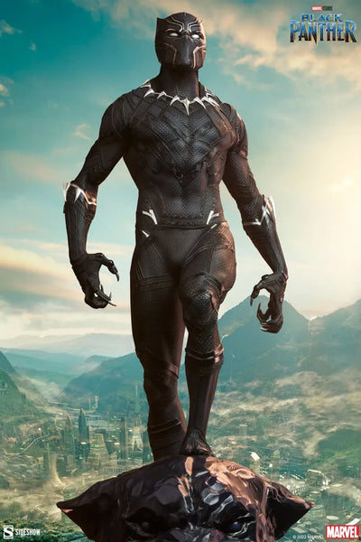 Black Panther - LIMITED EDITION: 2500 – Sideshow Collectibles – ActionFigure Brasil — com base expositora