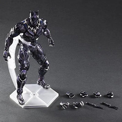 Black Panther - Play Arts Kai (Square Enix)ㅤ – Square Enix – ActionFigureBrasil — ângulo diferente