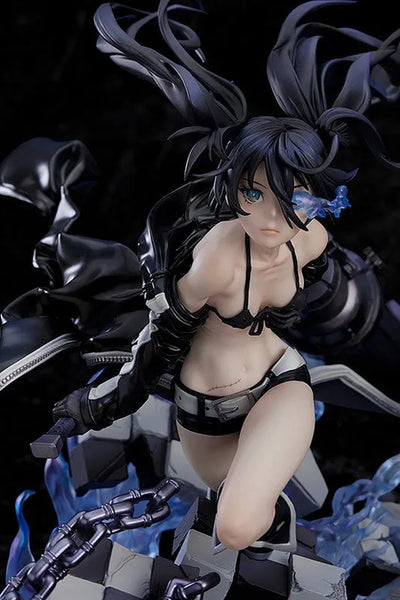 Black ★ Rock Shooter - 1/7 - HxxG Edition (Max Factory)ㅤ – Max Factory – ActionFigureBrasil — com base expositora