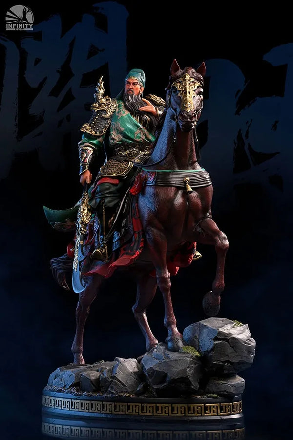 Blade-Wielding Guan Yu (Colored Version) – Infinity Studio – ActionFigure Brasil