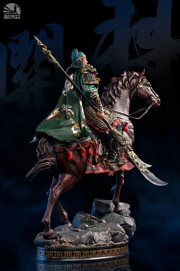 Blade-Wielding Guan Yu (Colored Version) – Infinity Studio – ActionFigure Brasil