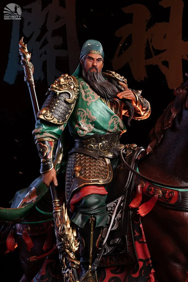 Blade-Wielding Guan Yu (Colored Version) – Infinity Studio – ActionFigure Brasil
