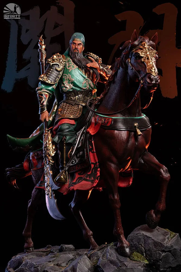 Blade-Wielding Guan Yu (Colored Version) – Infinity Studio – ActionFigure Brasil