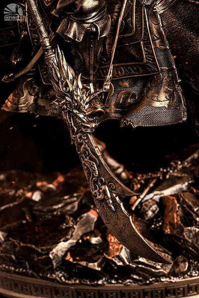 Blade-Wielding Guan Yu (Colored Version) – Infinity Studio – ActionFigure Brasil — ângulo diferente