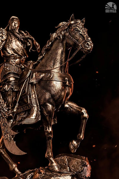 Blade-Wielding Guan Yu (Colored Version) – Infinity Studio – ActionFigure Brasil — detalhe do produto