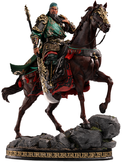 Blade-Wielding Guan Yu (Colored Version) – Infinity Studio – ActionFigure Brasil — embalagem