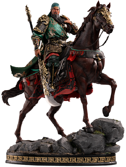 Blade-Wielding Guan Yu (Colored Version) – Infinity Studio – ActionFigure Brasil