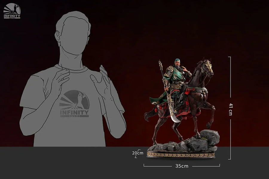 Blade-Wielding Guan Yu (Colored Version) – Infinity Studio – ActionFigure Brasil