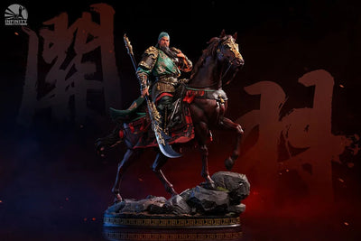 Blade-Wielding Guan Yu (Colored Version) – Infinity Studio – ActionFigure Brasil — close