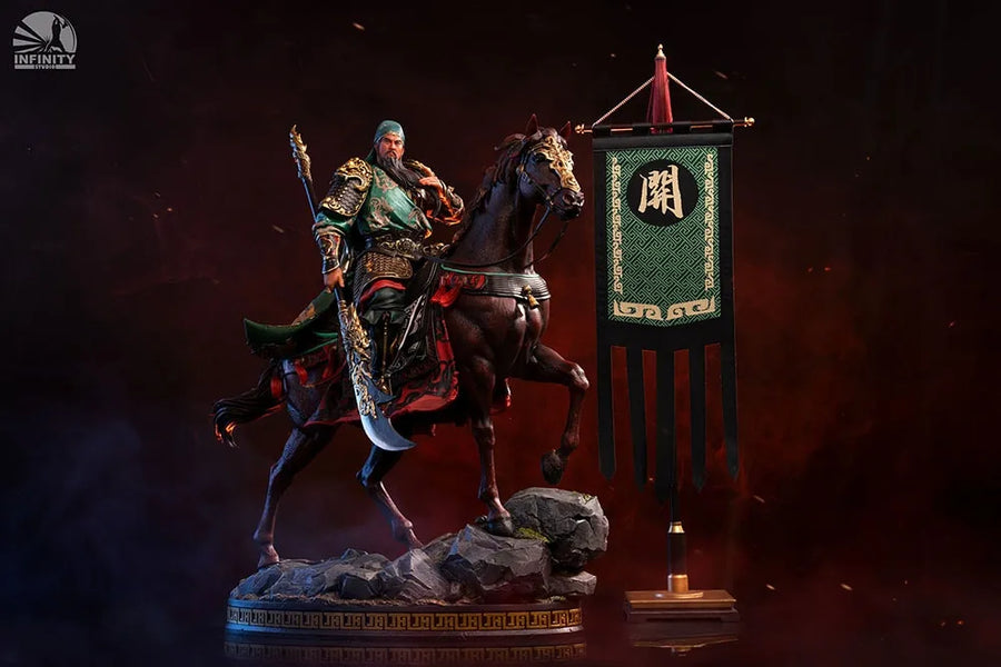 Blade-Wielding Guan Yu (Colored Version) – Infinity Studio – ActionFigure Brasil