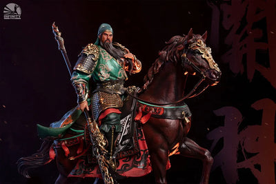 Blade-Wielding Guan Yu (Colored Version) – Infinity Studio – ActionFigure Brasil — ângulo diferente