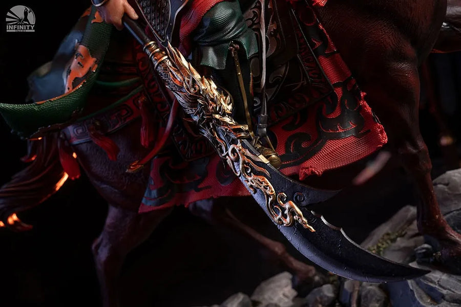 Blade-Wielding Guan Yu (Colored Version) – Infinity Studio – ActionFigure Brasil