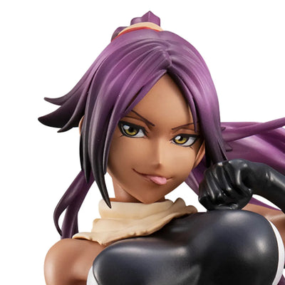 Bleach - Shihouin Yoruichi - G.E.M. (MegaHouse)ㅤ – MegaHouse – ActionFigureBrasil — com base expositora