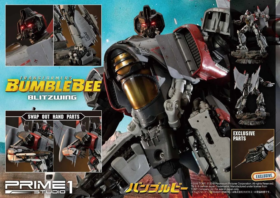 Blitzwing (Exclusive Version) Transformers: Bumblebee (Film) – Prime1Studio – ActionFigure Brasil