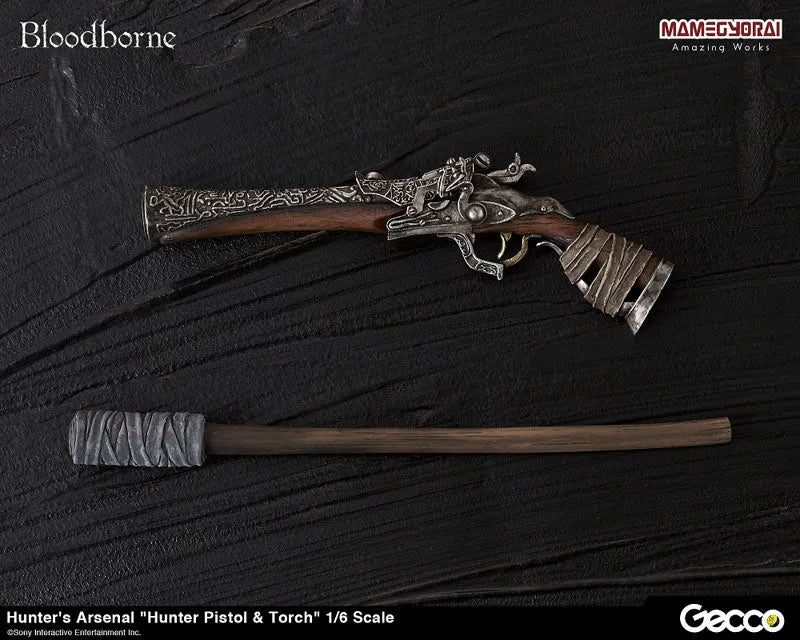 Bloodborne - Hunter's Arsenal: Hunter Pistol & Torch 1/6 Scale Weaponㅤ – Gecco – ActionFigureBrasil
