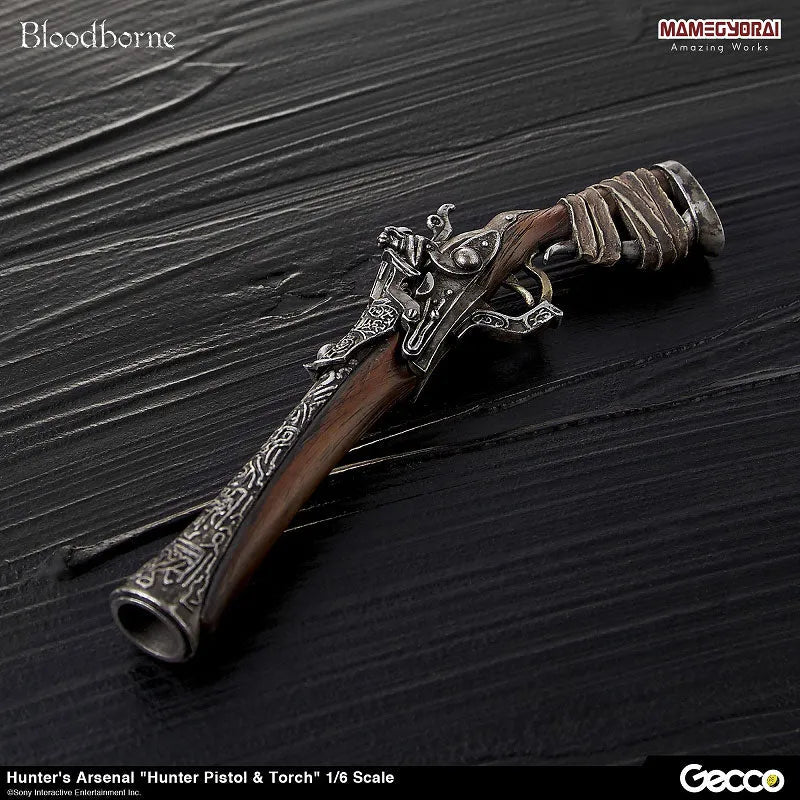Bloodborne - Hunter's Arsenal: Hunter Pistol & Torch 1/6 Scale Weaponㅤ – Gecco – ActionFigureBrasil