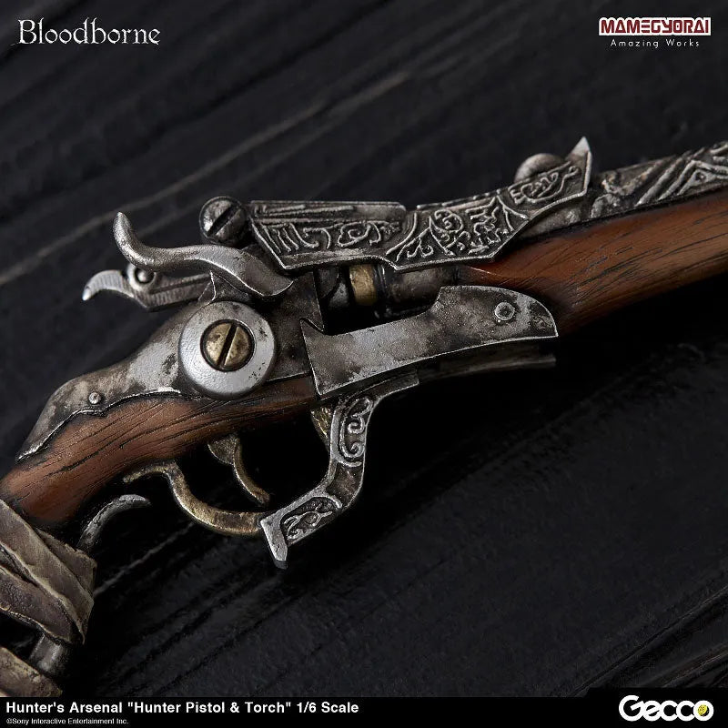 Bloodborne - Hunter's Arsenal: Hunter Pistol & Torch 1/6 Scale Weaponㅤ – Gecco – ActionFigureBrasil