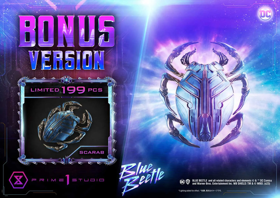 Blue Beetle (Deluxe Bonus Version) Blue Beetle – Prime1Studio – ActionFigure Brasil