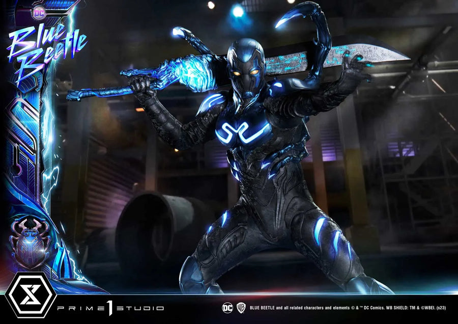 Blue Beetle (Deluxe Bonus Version) Blue Beetle – Prime1Studio – ActionFigure Brasil