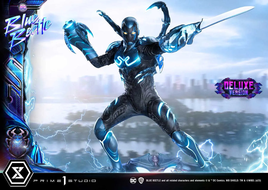 Blue Beetle (Deluxe Bonus Version) Blue Beetle – Prime1Studio – ActionFigure Brasil