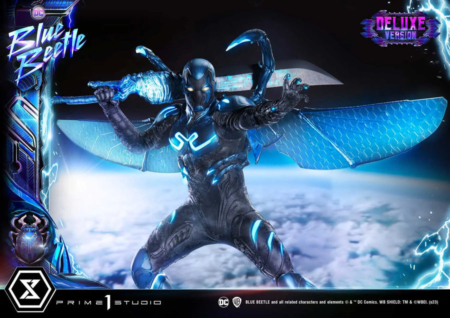 Blue Beetle (Deluxe Bonus Version) Blue Beetle – Prime1Studio – ActionFigure Brasil