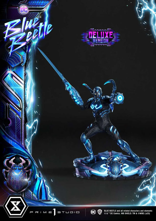 Blue Beetle (Deluxe Bonus Version) Blue Beetle – Prime1Studio – ActionFigure Brasil