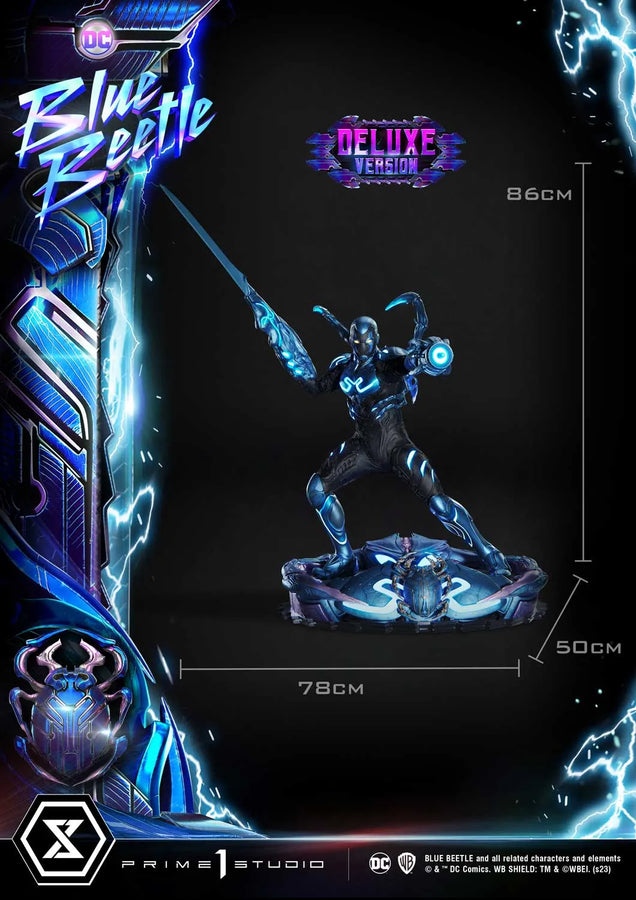 Blue Beetle (Deluxe Bonus Version) Blue Beetle – Prime1Studio – ActionFigure Brasil