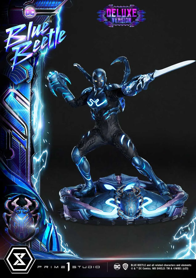 Blue Beetle (Deluxe Bonus Version) Blue Beetle – Prime1Studio – ActionFigure Brasil