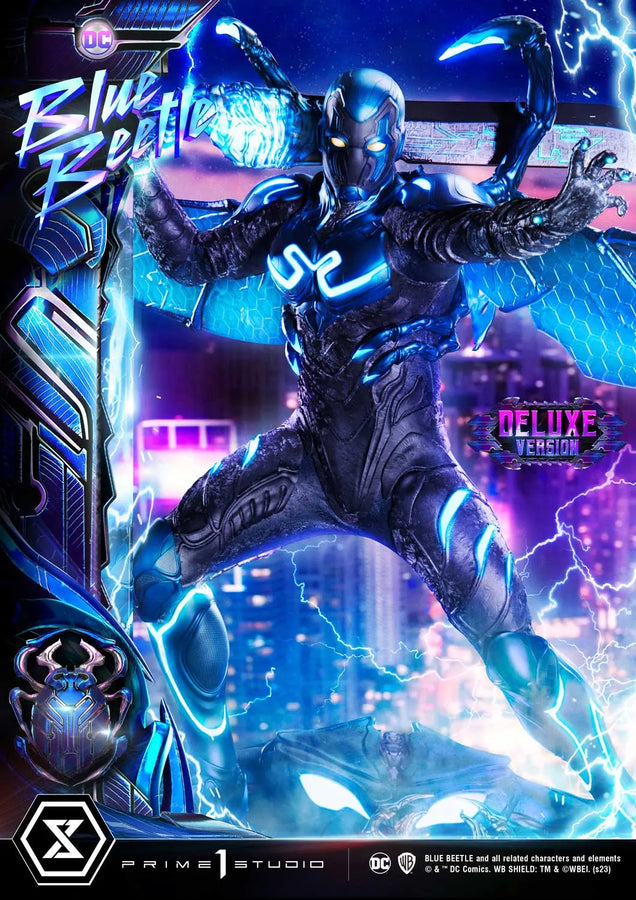 Blue Beetle (Deluxe Bonus Version) Blue Beetle – Prime1Studio – ActionFigure Brasil