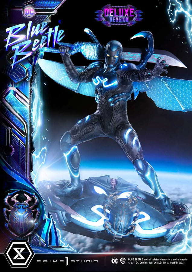 Blue Beetle (Deluxe Bonus Version) Blue Beetle – Prime1Studio – ActionFigure Brasil