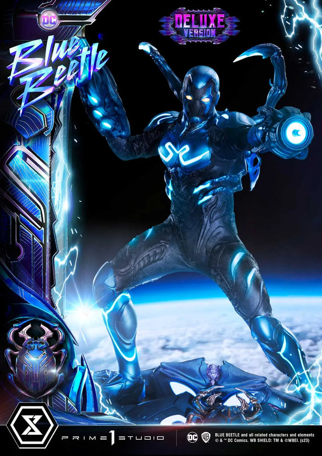 Blue Beetle (Deluxe Bonus Version) Blue Beetle – Prime1Studio – ActionFigure Brasil
